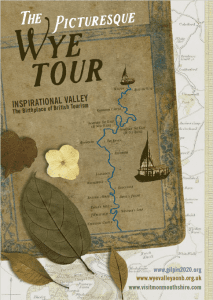 The picturesque Wye Tour - Gilpin 2020 map